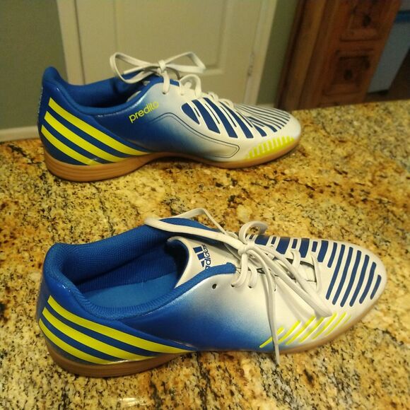 Adidas RARE Predito LZ in Men's Shoes Size 11 G64952 White Blue Indoor Soccer - Picture 3 of 12